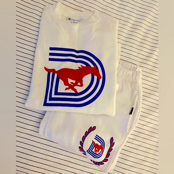 NWOT Champion SMU Mustangs Sweatsuit - Picture 6 of 15